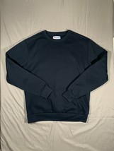 Sweatshirt Brand Shirt Navy Blue Men&#39;s XXL Long Sleeve Soft Elastic Cuff/Waist - £9.84 GBP