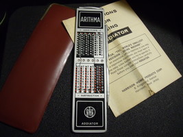 Arithma Addiator with instructions &amp; case - $50.00