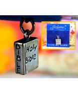 Vintage Holy Bible Bracelet Charm Pendant Sterling Silver Jezlaine Jez - £15.94 GBP