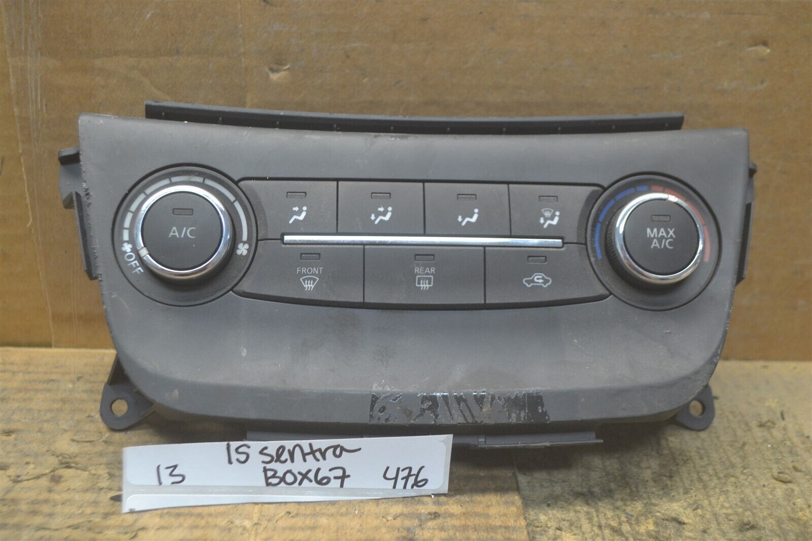 15-16 Nissan Sentra Temperature AC Climate 275004AT2A Control 476-13 bx67 - $4.99