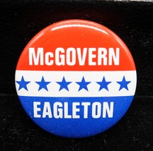 VTG McGovern Eagleton Reprod. Pin 1&quot; U.S. President Campaign 1980 - $149.11 MXN