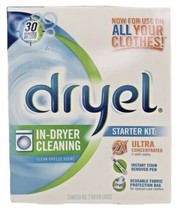 NEW Dryel At Home In Dryer Dry Cleaning Starter Kit - 2 Loads - Clean Breeze - £14.97 GBP