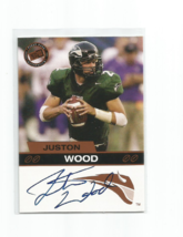Juston Wood (Portland State) 2003 Press Pass PRE-ROOKIE ON-CARD Autograph #Nno - £6.02 GBP