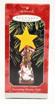 VINTAGE 1998 Hallmark Keepsake Christmas Ornament Maxine Decorating - £23.73 GBP