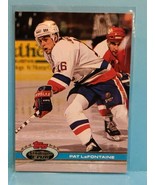 1991-92 Stadium Club Hockey Pat LaFontaine Card #123 - New York Islanders - $0.99