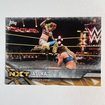 2017 Topps WWE NXT Asuka def. Emma #NXT-13 wrestling card - £0.79 GBP