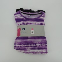 Natori Women&#39;s Black Purple 2 Pack Sleep Shirt Small New - £14.02 GBP