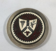 Brass Monsanto Coaster or Paperweight Biotechnology Vintage Logo - $363.96 MXN