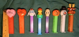 Pez Dispensers - Various Holidays-Lot of 8-Valentines/Easter/Halloween/Christmas - £6.79 GBP