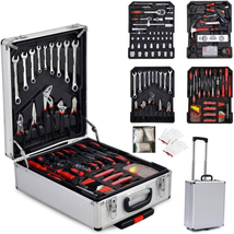 799 Pcs Tool Set Household Repair Hand Tool Kit Mechanics w Trolley Case - £138.05 GBP
