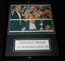 Donald Trump at Wrestlemania 23 Framed 11x14 Photo Display - £27.23 GBP