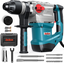 Heavy Duty Rotary Hammer Drill, Safety Clutch 4 Functions with Vibration Contro - £196.51 GBP
