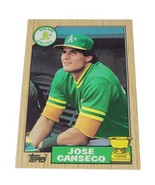 Jose Canseco Rookie Card 1987 Topps All-Star Oakland Athletics #620 - £1.73 GBP
