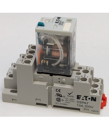 Eaton D2RF4T1 Ice Cube Control Relay 4PDT 6A 24VDC Coil with D2PA7 Base - $19.79