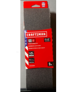 2 Pack Craftsman CMXZXGA9105 3x21 Sanding Belts 60 Grit Fits Belt Sander... - $14.34