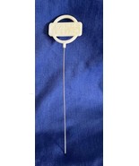 Vintage Cake Tester Round White Plastic Handle 61/4&quot; Length - $9.38 CAD