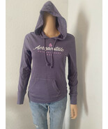 Aeropostale Women&#39;s Purple lightweight Hooded Long Sleeve T-Shirt NWT  S... - $18.00