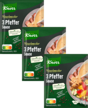 KNORR Fix: 3 Pfeffer 3 Pepper instant Sauce -3 ct. Made in Germany FREE ... - $13.85