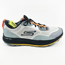 Skechers Go Run Pulse Trail Gray Black Mens Size 9.5 Water Repellant Sneakers - £59.77 GBP