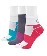 CHAMPION 3-Pk. Colorblocked Ankle Socks - £11.10 GBP