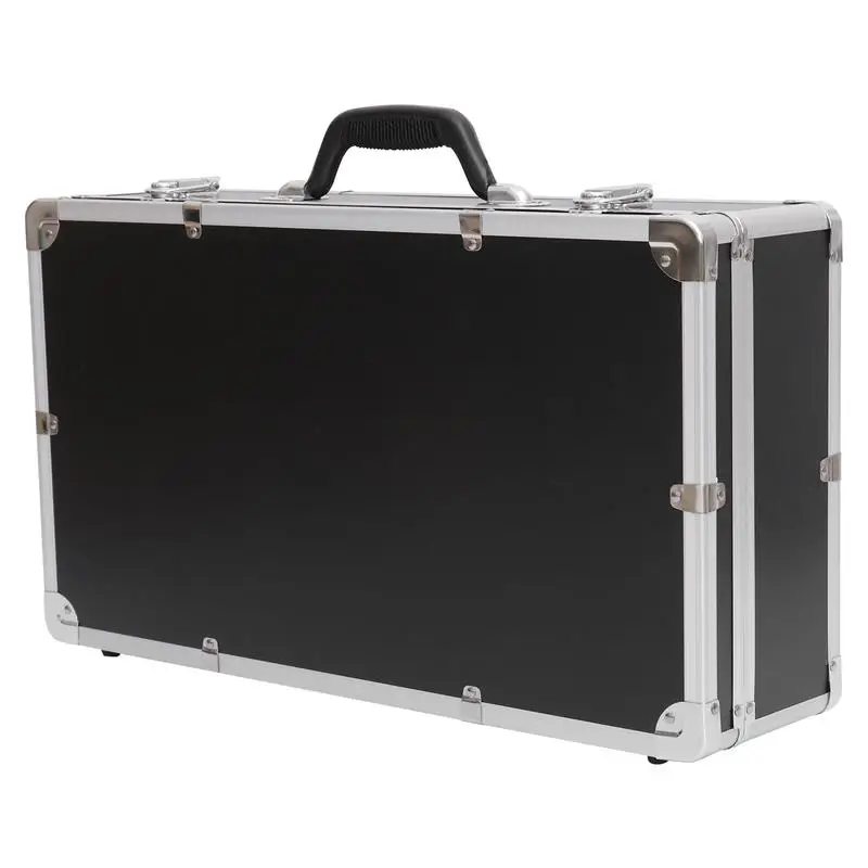 Case Tool Aluminum Box Hard Briefcase Carrying  Storage Toolbox Foam Portable Lo - £78.95 GBP