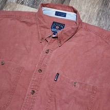 Chaps Ralph Lauren Mens XL Short Sleeve Button Up Shirt Linen Cotton Ble... - $522.16 MXN