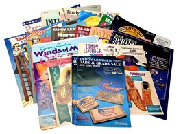 Lot of 16 1990s Tandy Leather Company Seasonal Advertising Mailers Flyers - £14.48 GBP
