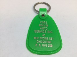 Vintage Promo Key Ring COTÉ BOIVIN AUTO SERVICE INC. CHICOUTIMI Porte-Cl... - $7.64