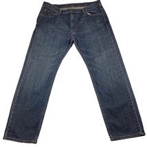 Levi’s 505 Jeans Men’s Actual 42&quot; x 30.5&quot; Straight Leg Medium Wash Blue Denim - £25.91 GBP