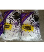 Halloween Decoration Giant Spider Webs 3pk home decorations - £4.00 GBP