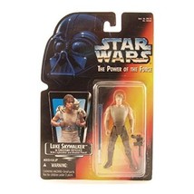 Star Wars Power Of The Force Luke Skywalker Figure In Dagobah Fatigues - $2.48