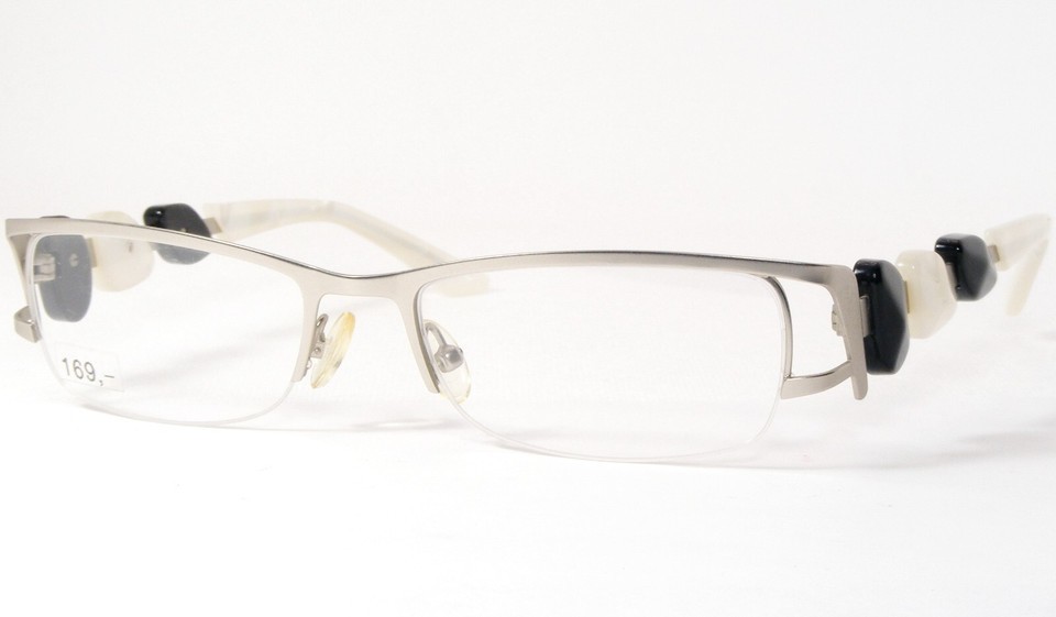 OU 23.430.03 Silver UNIQUE RARE EYEGLASSES GLASSES FRAME 52-17-135mm Ger... - $94.39