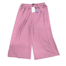 Cider Ribbed Ruffle Trim Pants Womens 2XL Plus Size Elastic Waist Casual - $10,310.85 MXN