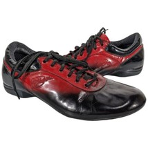 Jose Botta Dance Shoes Red Black Mens Size 9 Dancing Lifestyle - $2,258.01 MXN