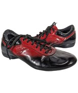 Jose Botta Dance Shoes Red Black Mens Size 9 Dancing Lifestyle - $2,251.24 MXN