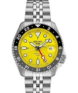 SEIKO Watch Men Sports GMT, Mechanical, Automatic Stainless Silver Tone - £334.16 GBP
