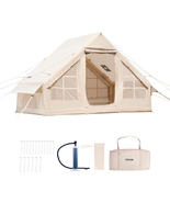 VEVOR Inflatable Tents, 3-5 Person, 300D Oxford, Tent 2 Doors &amp; 2 Mesh W... - $215.99