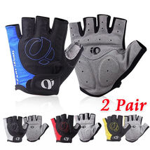 2Pair Cycling Bike Gloves Half Finger MTB Mountain Bicycle Sports Gloves Cycling - £22.01 GBP