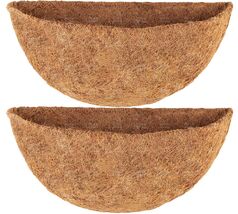 2 Pieces 12" Half Round Coco Liner Fiber For Hanging Basket - $10.19