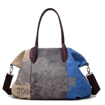 Best-selling European and American Fashion trend Canvas print woman bag, Large c - £40.80 GBP