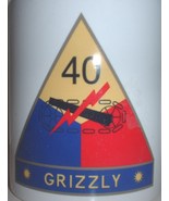 US Army 40th Armored Brigade ceramic coffee mug - £11.79 GBP