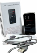 AGS Wireless Laser Projection Bluetooth Virtual Keyboard for Iphone, Ipad, Sm... - £15.60 GBP