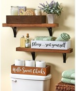 Toilet Tank Topper Tray Wooden Storage Box Boxes Bathroom Bath Decor in ... - $338.65 MXN+
