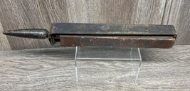 Vintage Antique Original Used Wood and Leather Knife Sharpener/Strop - £18.69 GBP