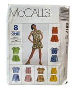 McCalls Sewing Pattern 8817 Shorts Tank Top Shirt Summer Beach Miss Size... - $9.74