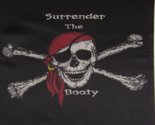 12x18 12&#39;&#39;x18&#39;&#39; Pirate Surrender Booty Double Sided Vertical Sleeve Flag... - $14.88