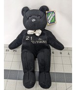 Salvinos Bammers Bear Plush AL Cy Young Clemens 21 Black Stuffed Animal Toy - £4.06 GBP