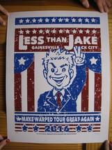 Less Than Jake Affiche Concert Fait Warped Tour Grand Encore 2016 - $134.98