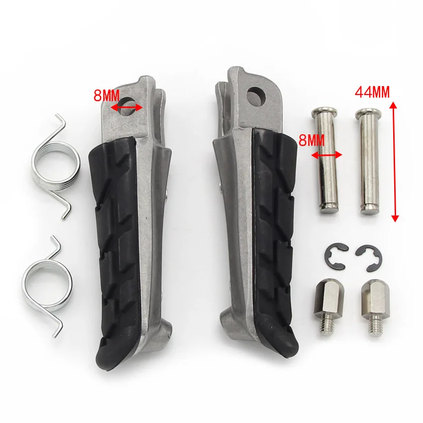 Motorcycle Front Footrest Foot Pegs Pedals For Honda Hornet CB600F CB250... - $13.92