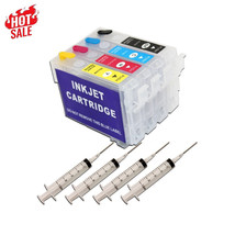 Refillable Ink Cartridge T1811 1811 For EPSON XP212 XP215 XP312 XP315 XP412 - £12.77 GBP+
